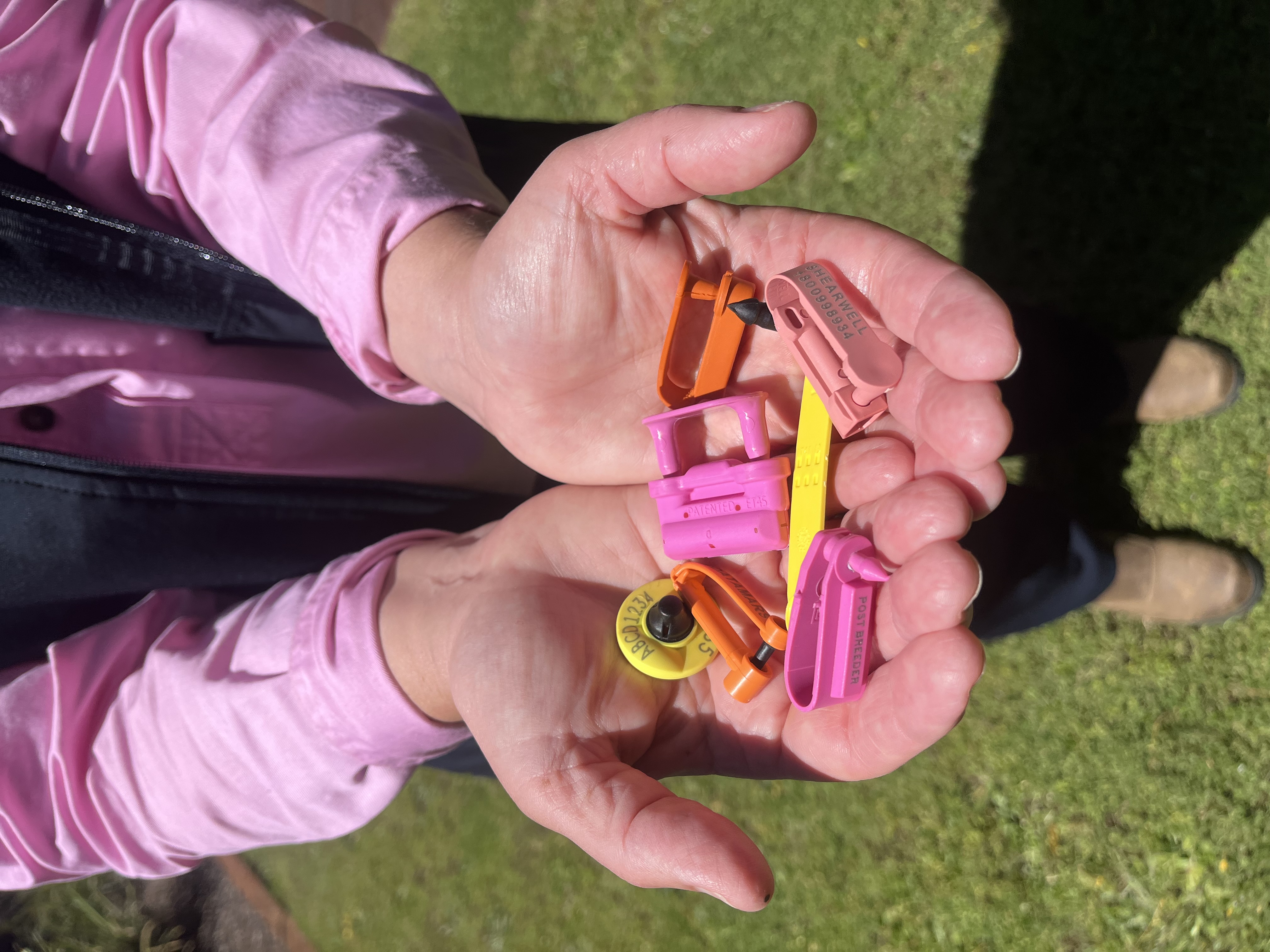 various electronic devices in hands